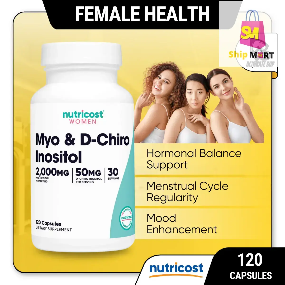 Nutricost Women Myo & D-chiro Inositol Capsules