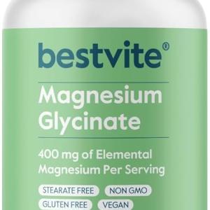 Magnesium Glycinate – 400mg High-Absorption Magnesium