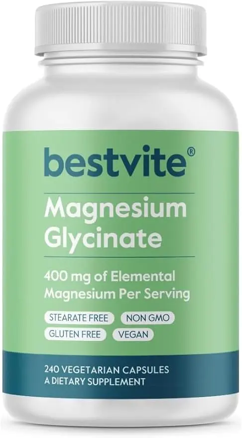 Magnesium Glycinate – 400mg High-Absorption Magnesium