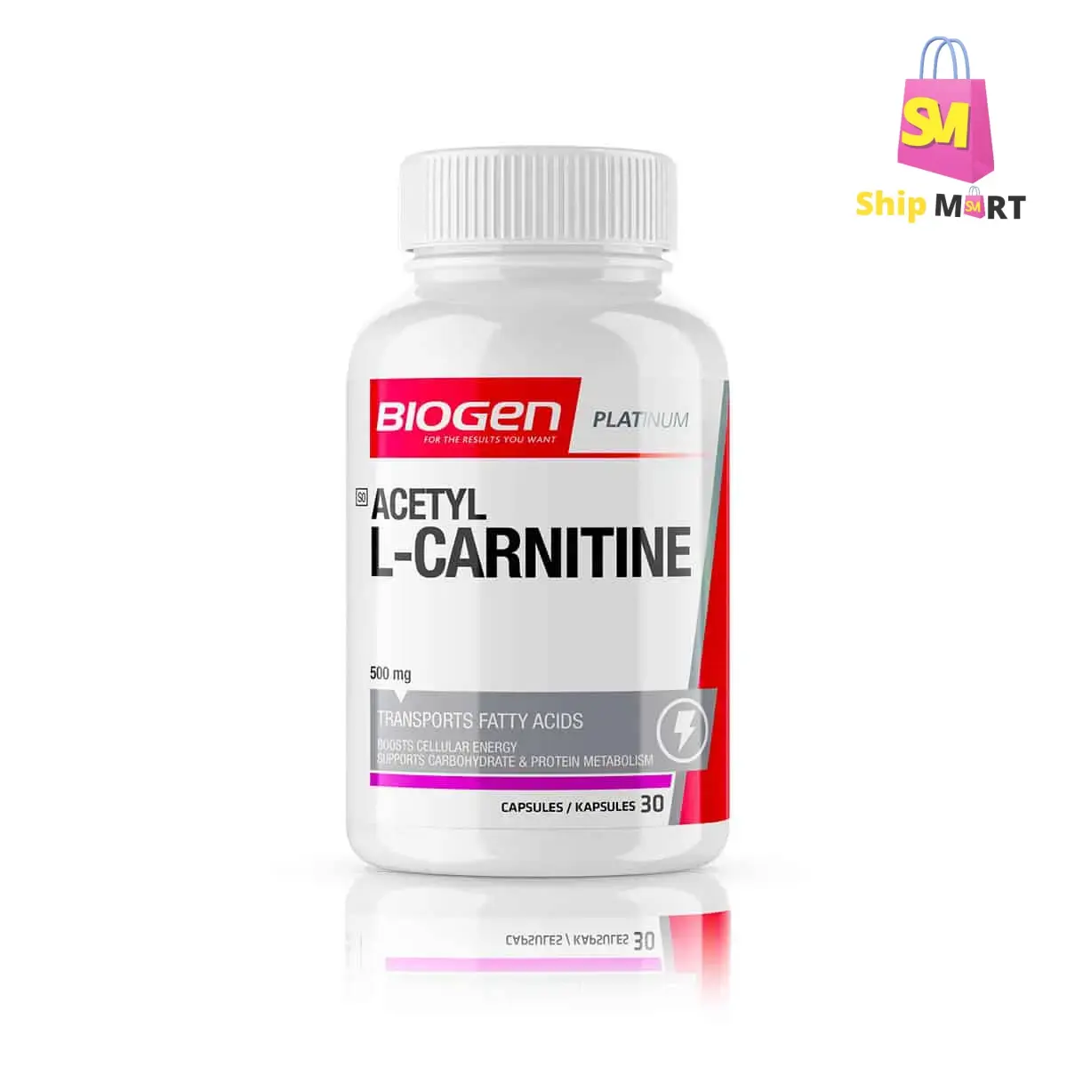 Biogen Platinum Acetyl L-Carnitine Supplement, Energy Boost