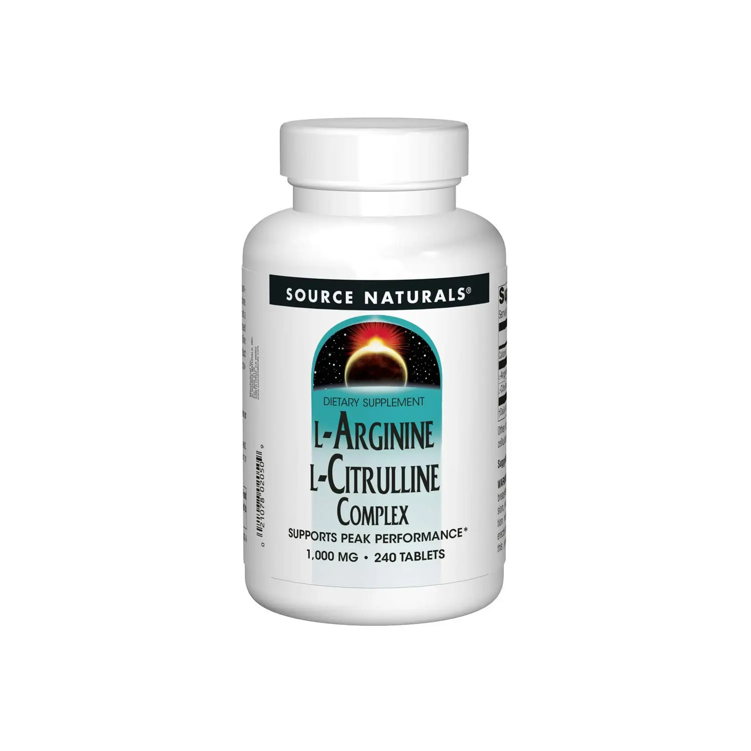 Source Naturals L- Arginine L- Citulline 240 Supplement