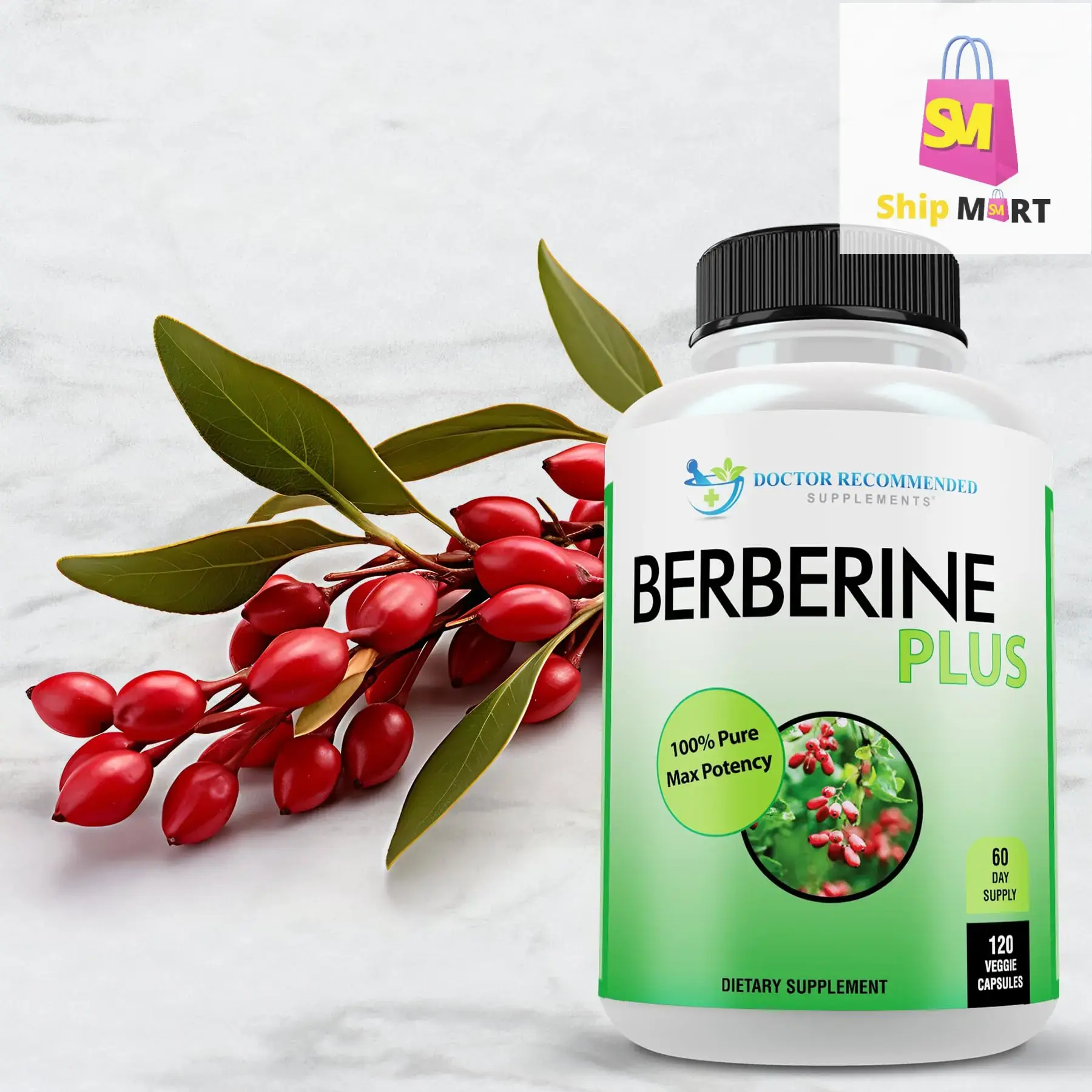 Berberine 1200 mg Capsules