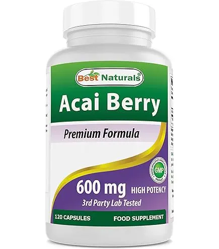 Best Naturals Acai Berry Extract Supplement, Supports Weight Loss