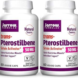 Jarrow Formulas Pterostilbene 50mg – Antioxidant & Healthy Aging Support
