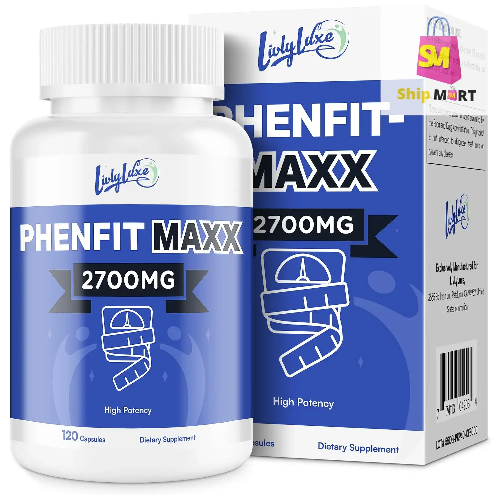 Livlyluxe Phenfit Maxx 2700mg Supplement