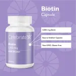 Celebrate Biotin 5000mcg Capsules
