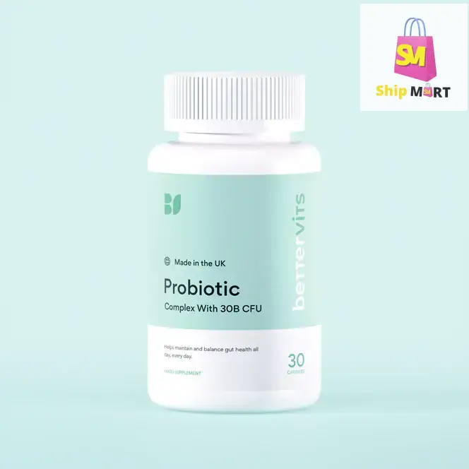 Bettervits Probiotics for Gut Health – 30 Billion CFU