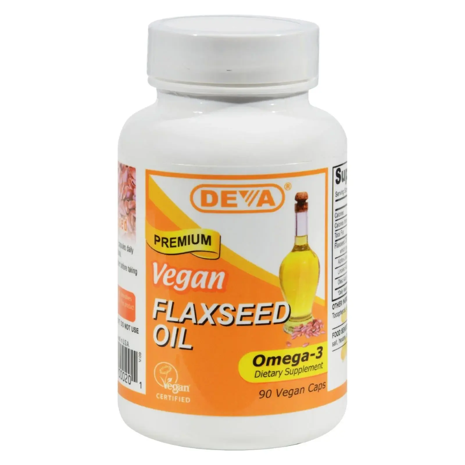 Deva Premium Vegan Flaxseed Oil Supplement