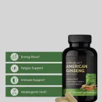 Koreselect American Ginseng with Turmeric – Energy, Anti-Fatigue & Immune Support