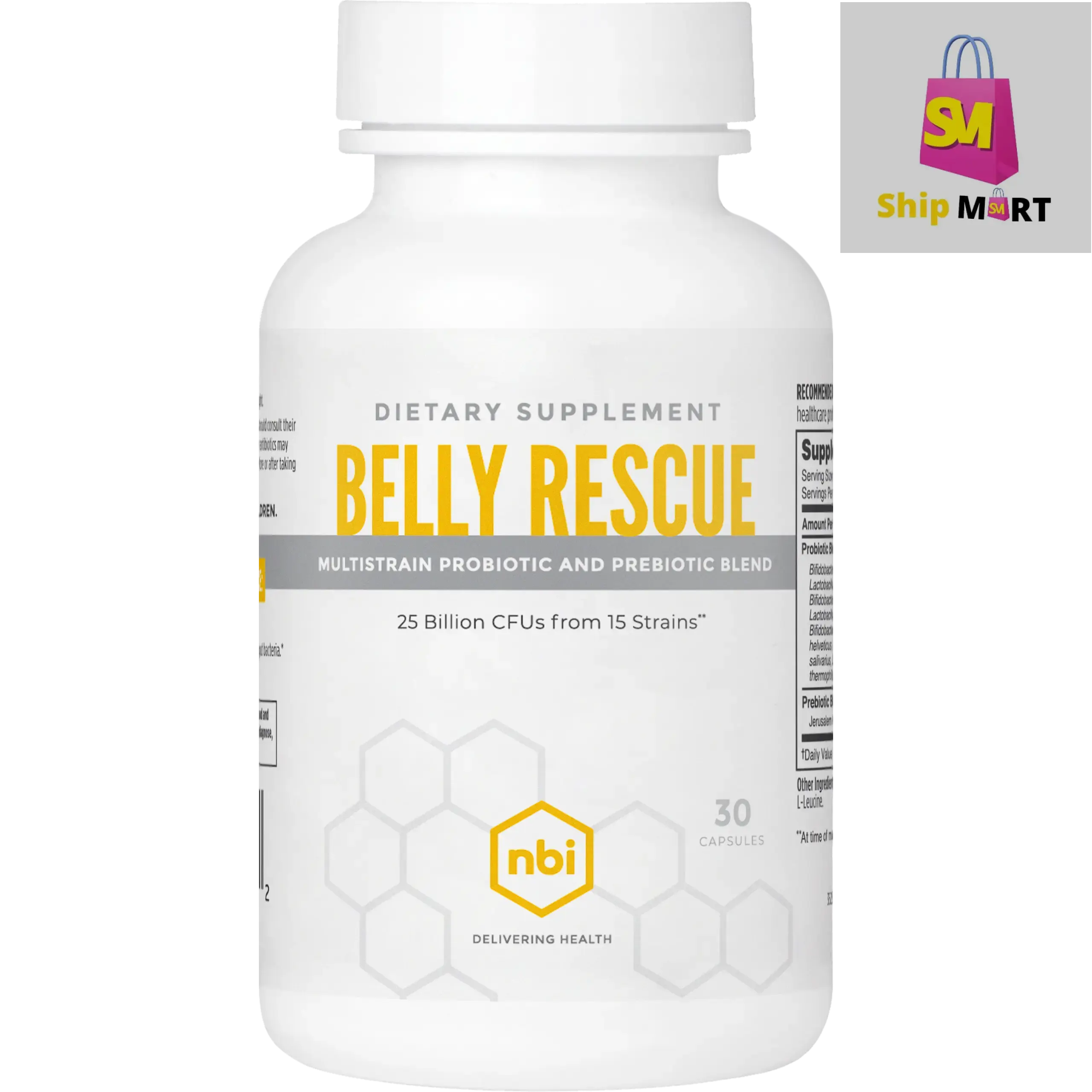 Belly Rescue Probiotic Supplement, Immune Support