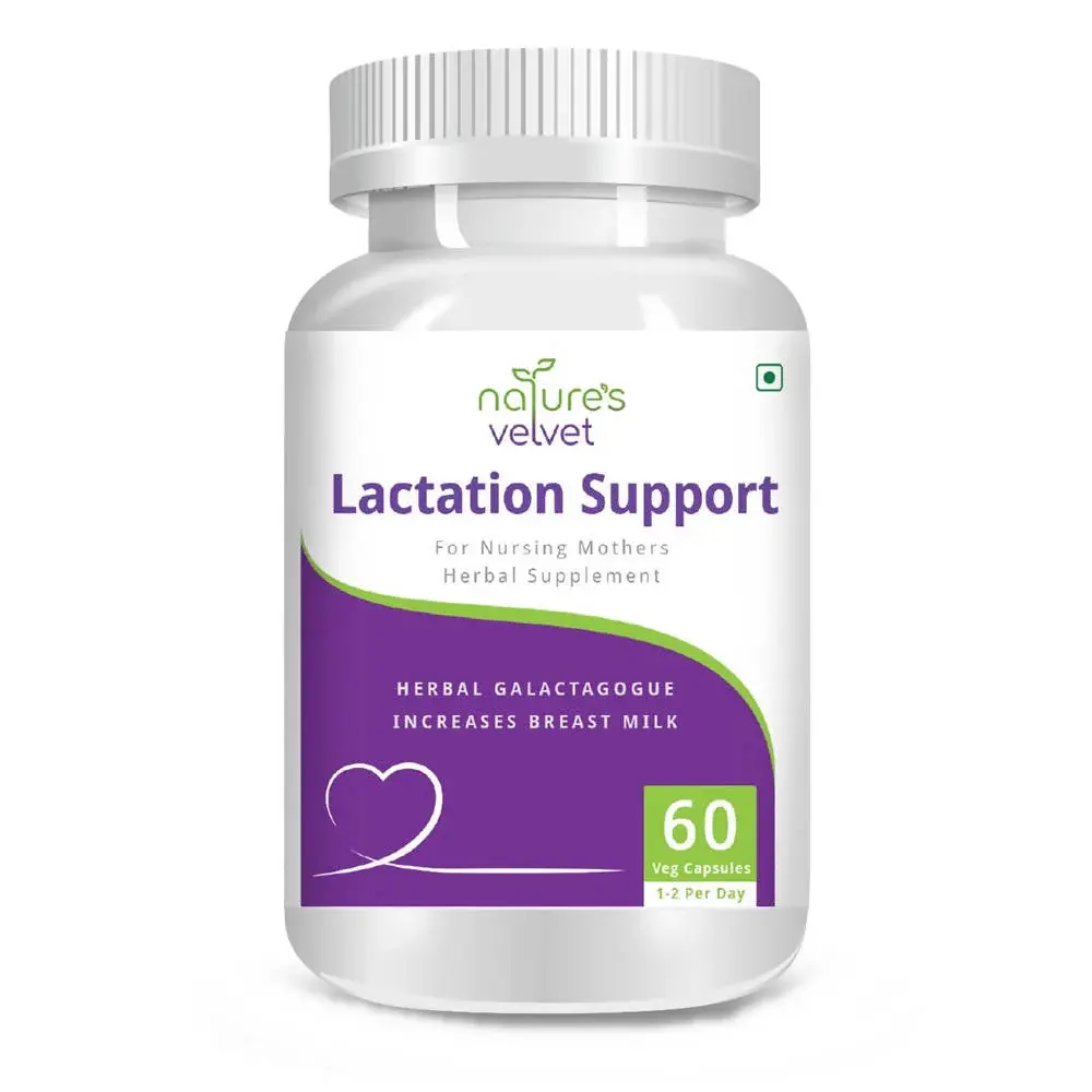 Nature's Velvet Lactation Support Supplement - Boosts Energy
