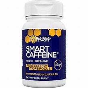 Natural Stacks Smart Caffeine with L-Theanine – Energy & Focus Formula