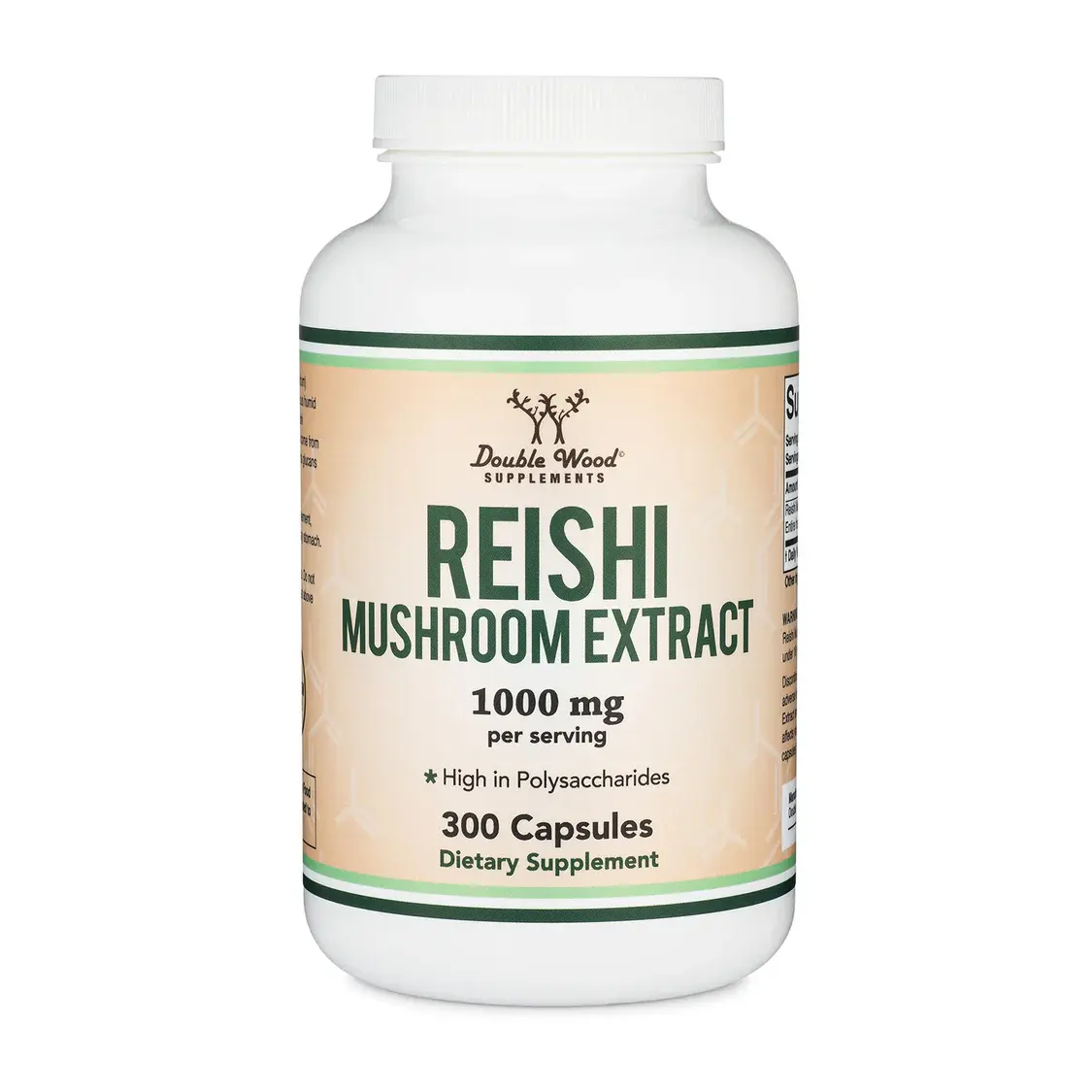 Double Wood Reishi Mushroom Extract Supplement