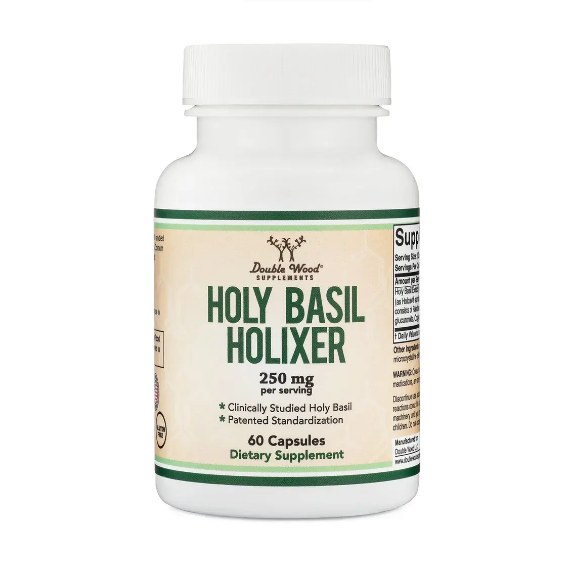 Double Wood Holixer Holy Basil Extract Supplement