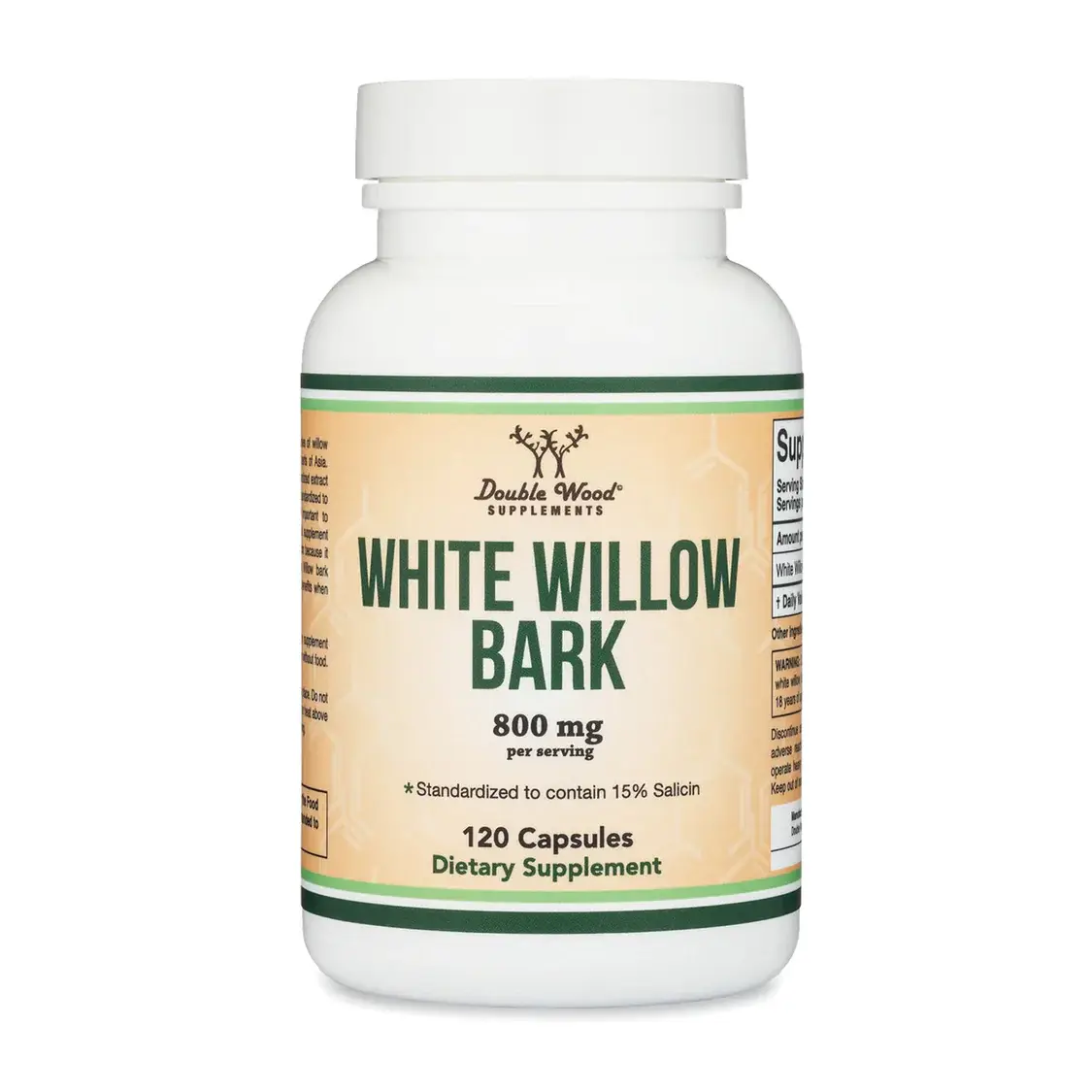 Double wood White Willow Bark Supplement