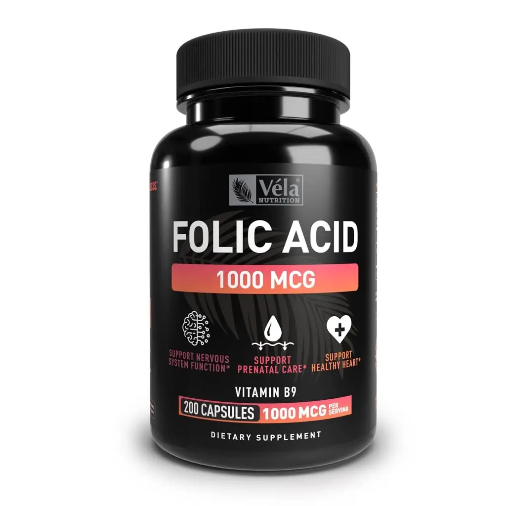 Vela Nutrition Folic Acid Supplemment