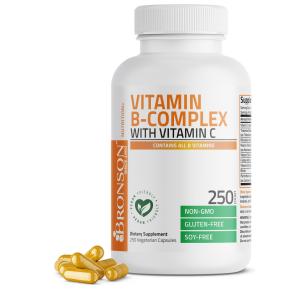Bronson Nutrition Vitamin B Complex With Vitamin C Supplement