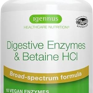 Igennus Digestive Enzymes & Betaine HCL capsules, Digestive Enzyme
