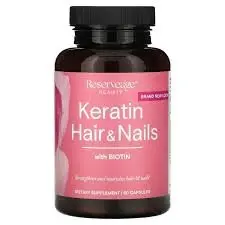 Reserveage Keratin Hair Booster Supplement, Promotes Hair Growth