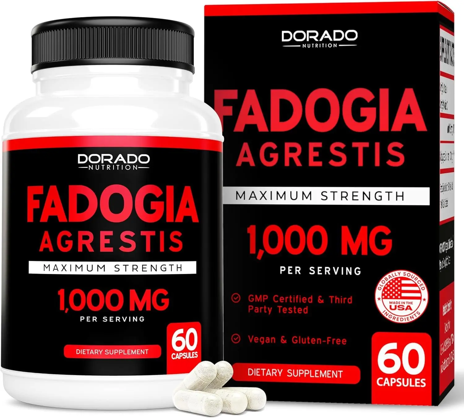 Dorado Nutrition Fadogia Agrestis Supplement, Boost Performance
