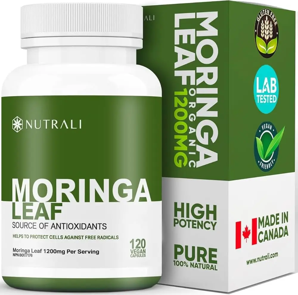 Nutrali Moringa Leaf 1200mg Capsules