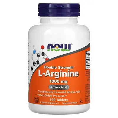 Now Double Strength L- Arginine 1000 Mg Supplement