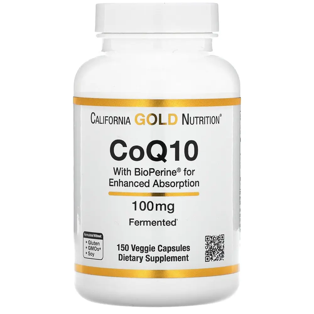 California Gold Nutrition CoQ10 with Bioperine Supplement