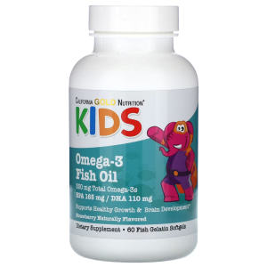 California Cold Nutrition Kids Omega-3 Fish Oil Supplement