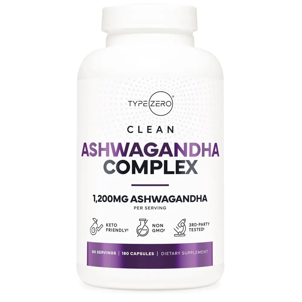 Type Zero Clean Ashwagandha Complex Supplement