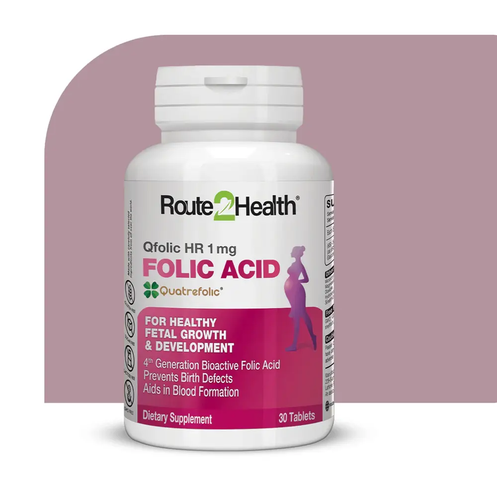 Route Health Folic Acid 400mcg Capsules