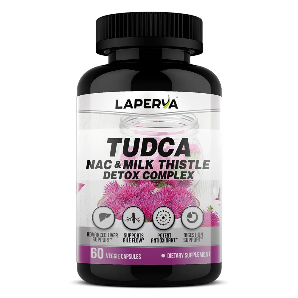 Laperva TUDCA NAC & Milk Thistle Detox Complex