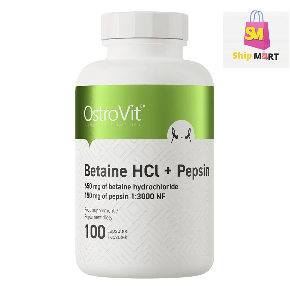 Ostro Vit Betaine Hcl+ Pepsin Supplement