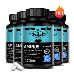 Bunkell Aminos Muscle Recovery + Hydration Capsules